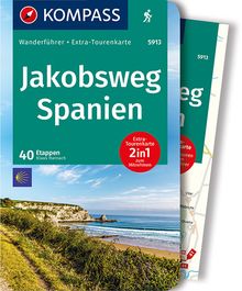 Jakobsweg Spanien, 40 Etappen, MAIRDUMONT: KOMPASS Wanderführer