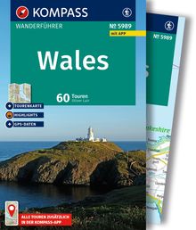 Wales, 60 Touren mit Extra-Tourenkarte, MAIRDUMONT: KOMPASS Wanderführer