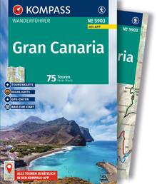 Gran Canaria, 75 Touren mit Extra-Tourenkarte, MAIRDUMONT: KOMPASS Wanderführer