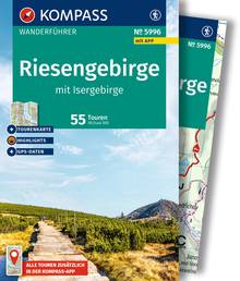 Riesengebirge mit Isergebirge, 55 Touren mit Extra-Tourenkarte, MAIRDUMONT: KOMPASS Wanderführer