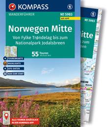Norwegen Mitte, von Fylke Trøndelag bis zum Nationalpark Jodalsbreen, 55 Touren mit Extra-Tourenkarte, MAIRDUMONT: KOMPASS Wanderführer