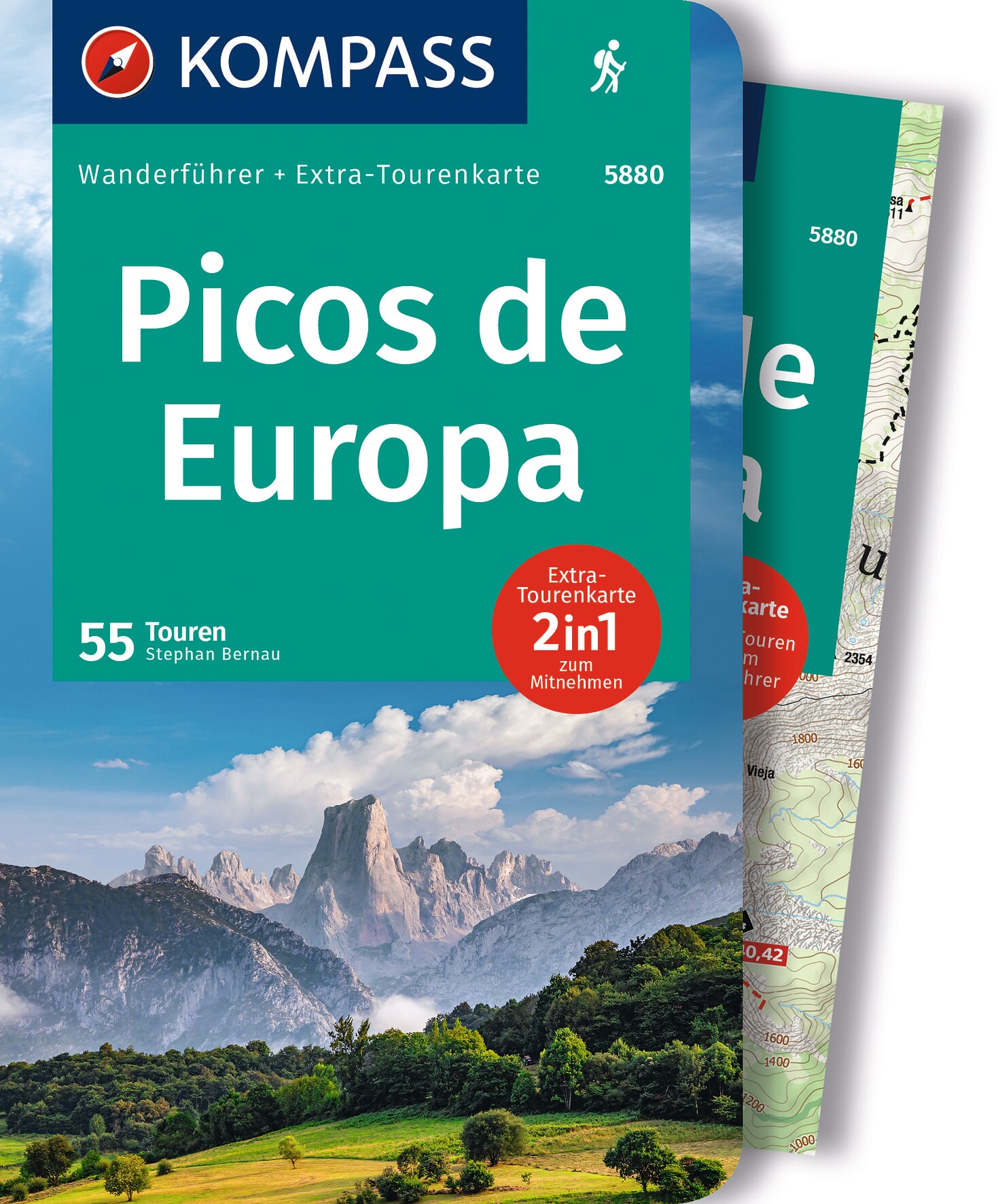 MAIRDUMONT Picos de Europa, 55 Touren mit Extra-Tourenkarte
