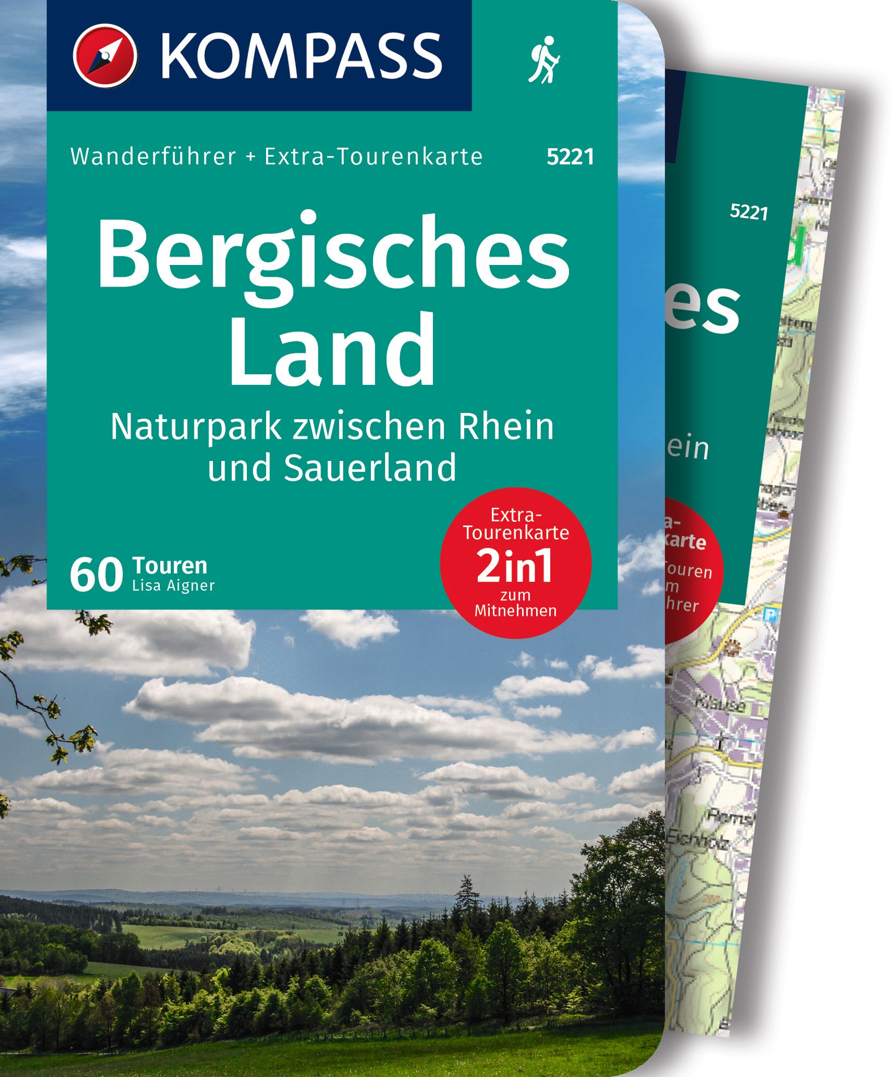 MAIRDUMONT Bergisches Land, Naturpark zwischen Rhein und Sauerland, 60 Touren mit Extra-Tourenkarte