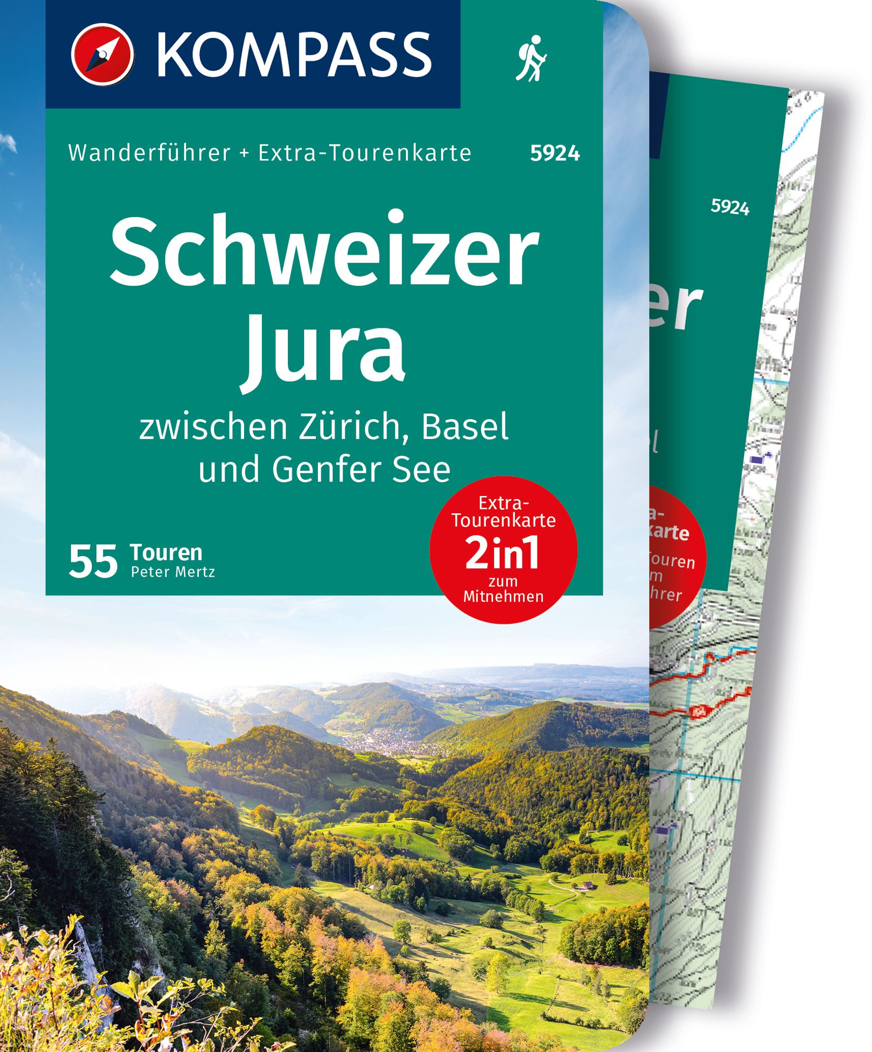 MAIRDUMONT Schweizer Jura, 55 Touren mit Extra-Tourenkarte