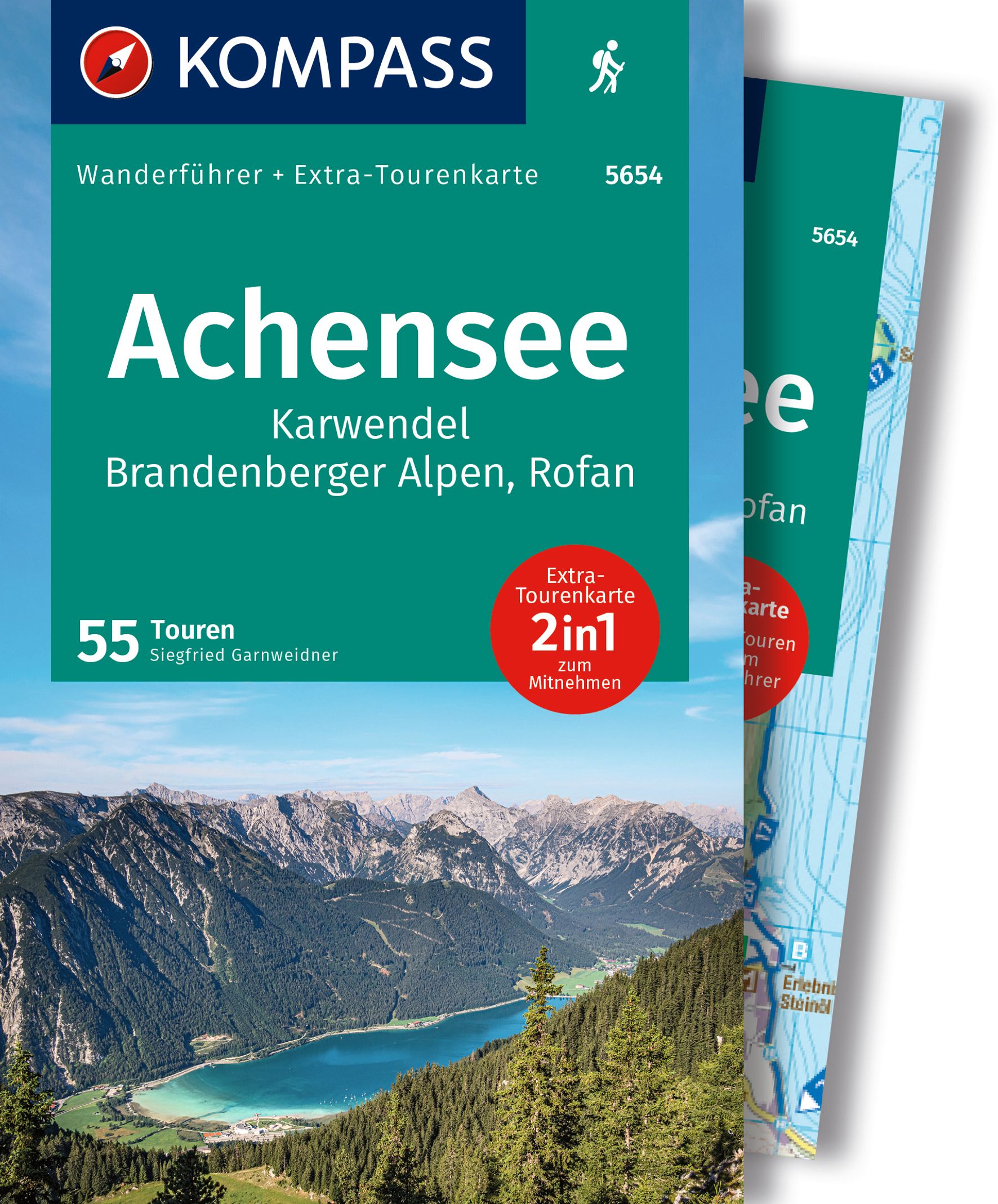 MAIRDUMONT Achensee, Karwendel, Brandenberger Alpen, Rofan, 55 Touren mit Extra-Tourenkarte