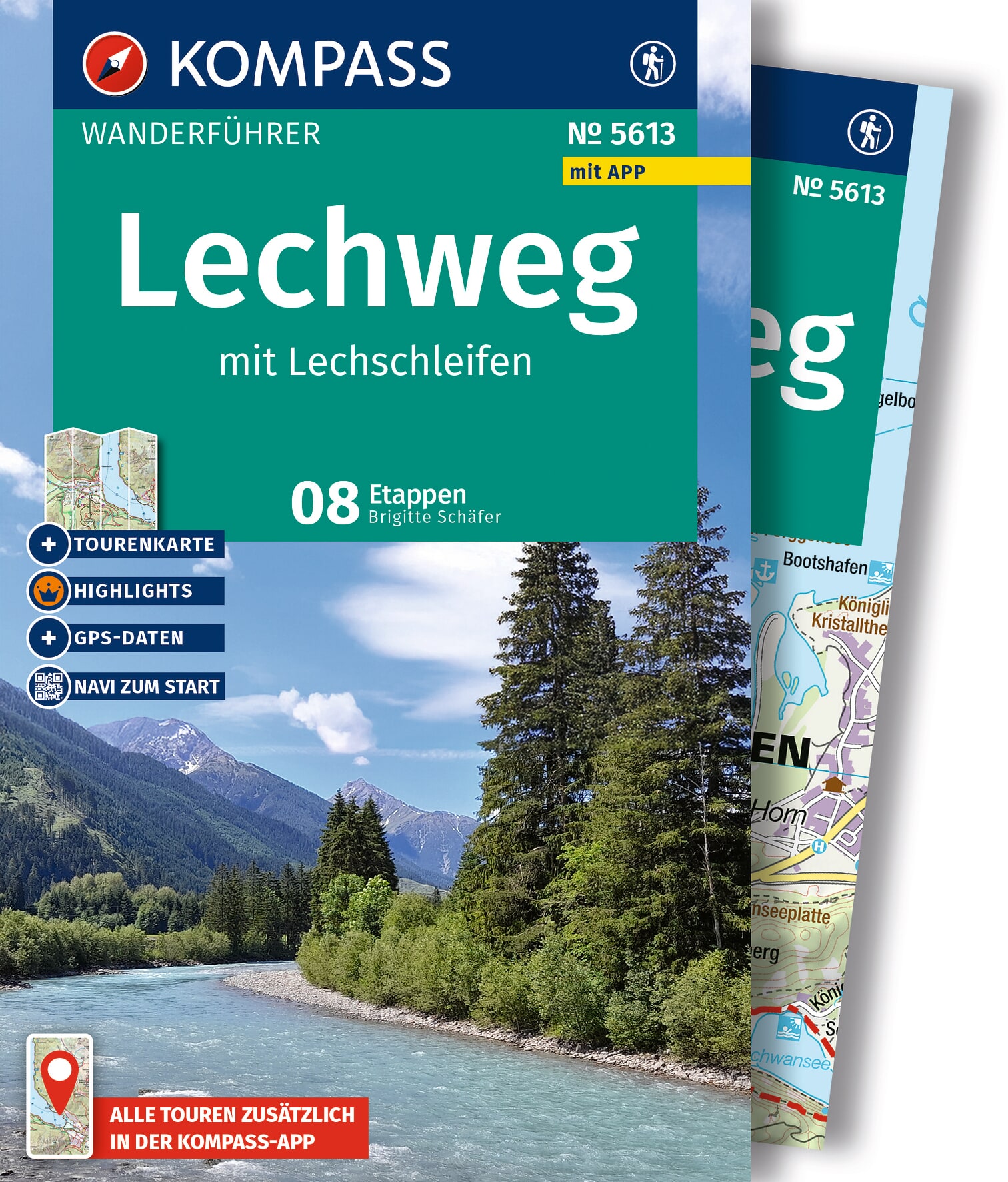 MAIRDUMONT Lechweg mit Lechschleifen, 16 Touren und Etappen mit Extra-Tourenkarte