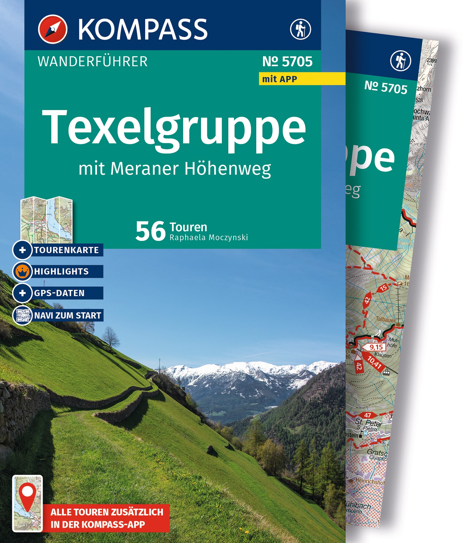 MAIRDUMONT Texelgruppe mit Meraner Höhenweg, 56 Touren mit Extra-Tourenkarte